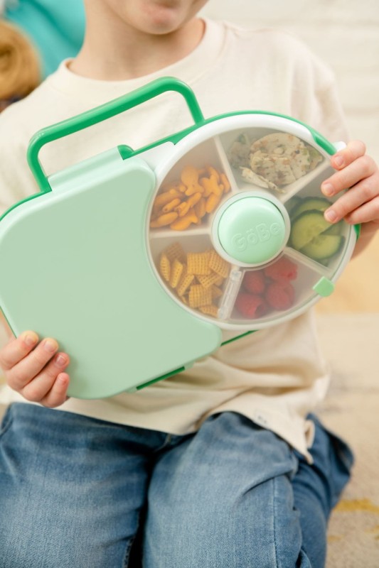 Gobe śniadaniówka dla dzieci 2w1 lunchbox / snackbox zielony