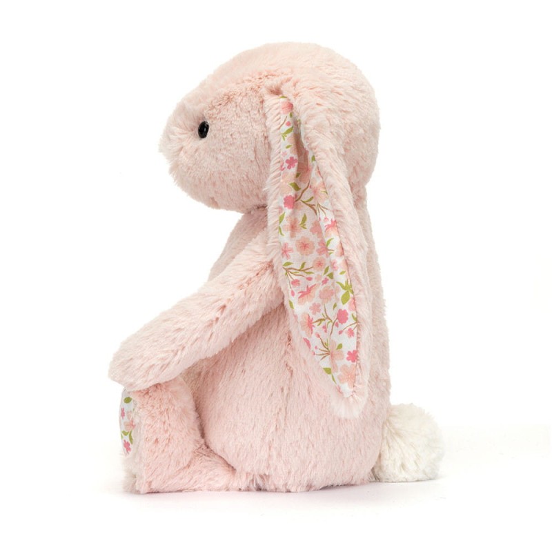 Jellycat Króliczek różowy kwieciste uszy 31cm 