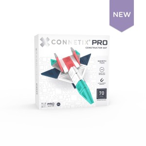 Connetix Pro- klocki magnetyczne zestaw konstruktora 70 elementów