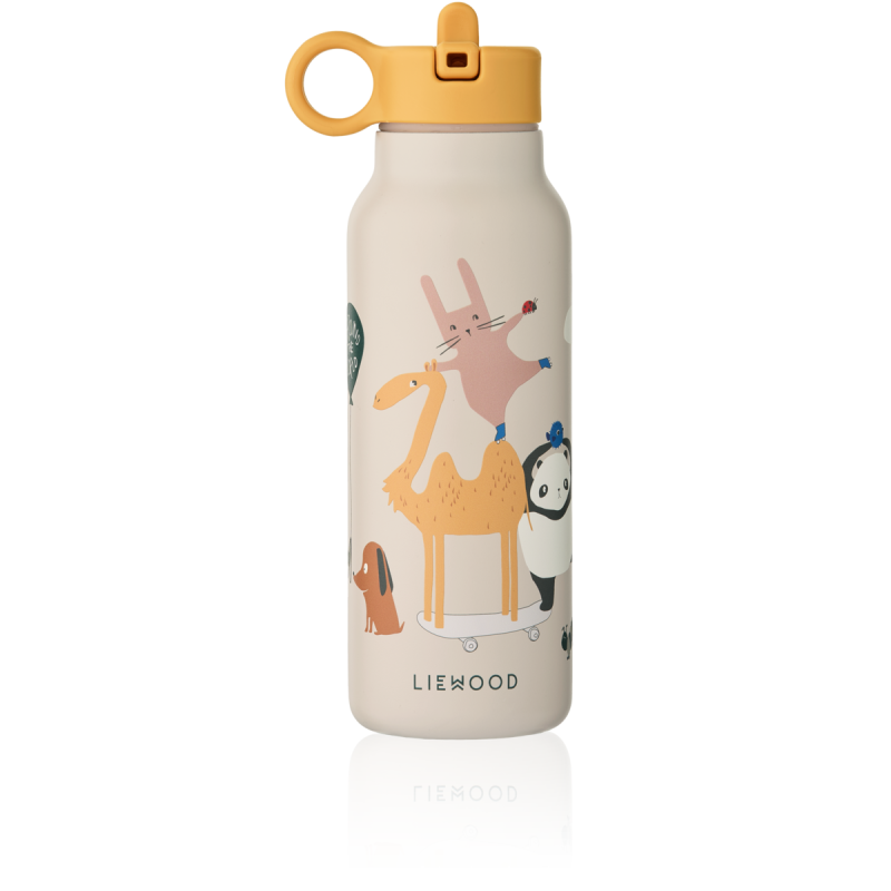 LIEWOOD bidon termiczny Falk 350 ml -  Around the world / Sandy