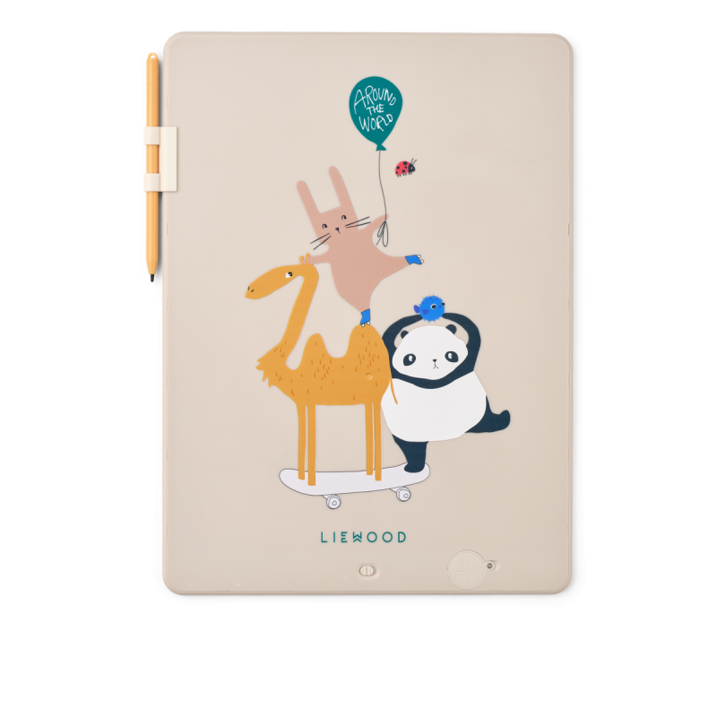 Liewood tablet do rysowania, znikopis Zora Around the world / Sandy 13,5cala