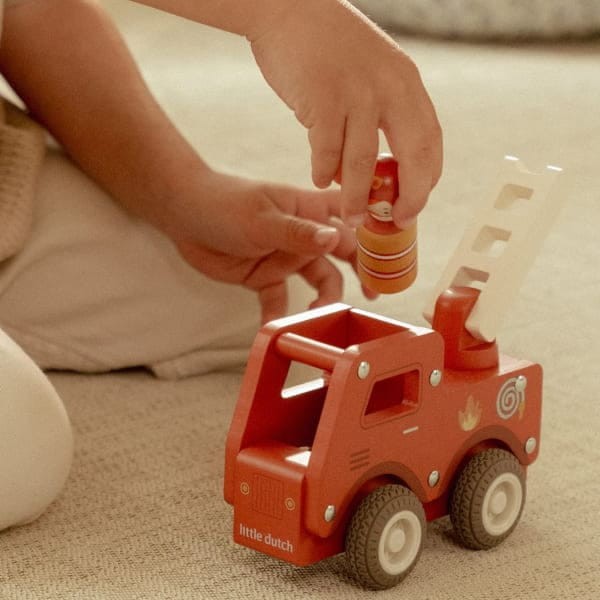 Little Dutch drewniana straż pożarna