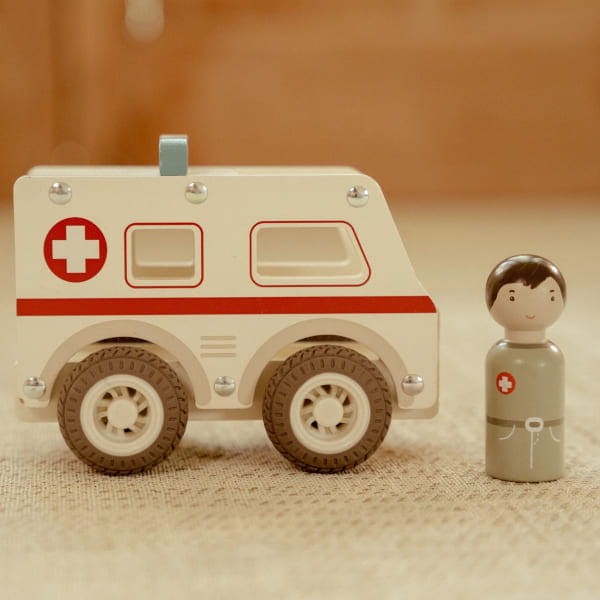 Little Dutch drewniany ambulans