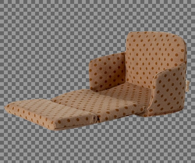 Maileg rozkładana sofa dla myszek w kropki