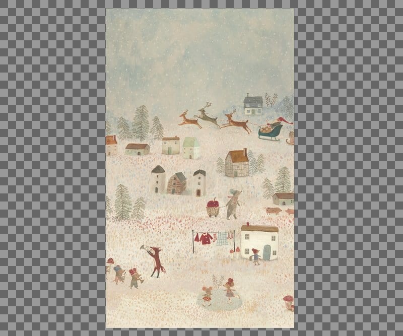 Maileg papier do pakowania 10m Santa is coming