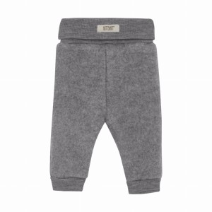 HUTTELIHUT spodnie  z wełny merino Grey Melange