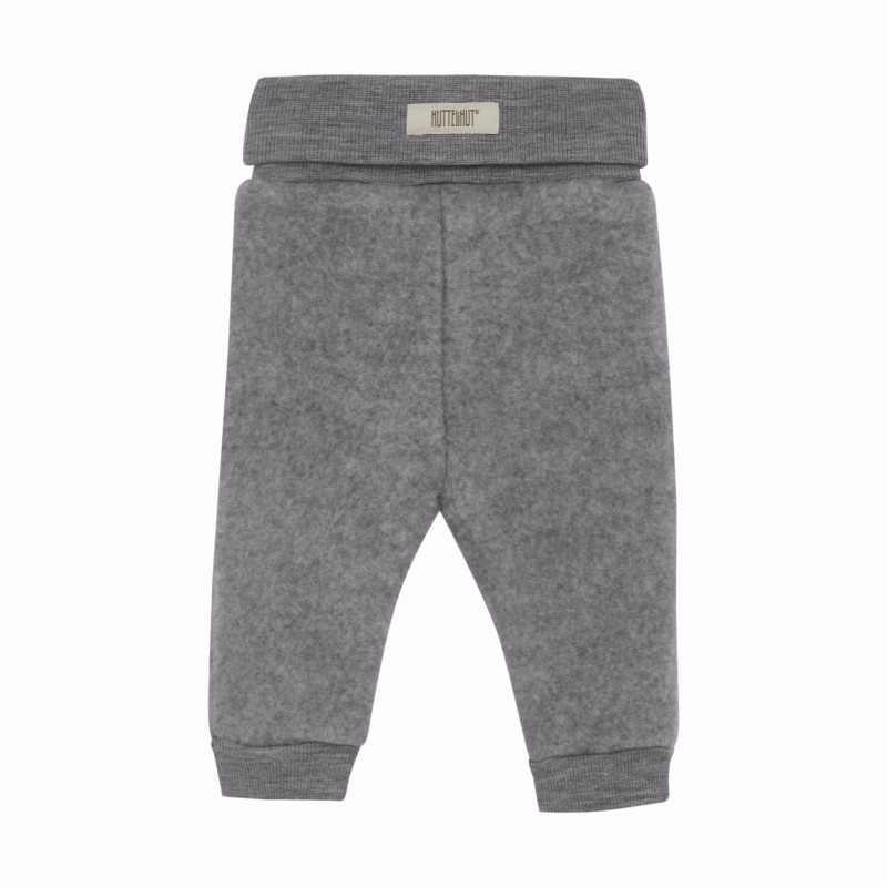 HUTTELIHUT spodnie  z wełny merino Grey Melange