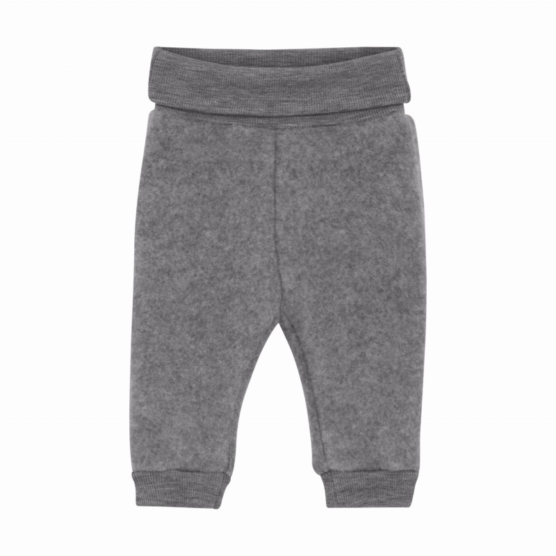 HUTTELIHUT spodnie  z wełny merino Grey Melange