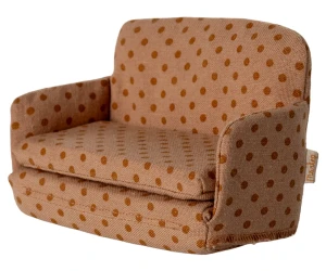 Maileg rozkładana sofa dla myszek w kropki