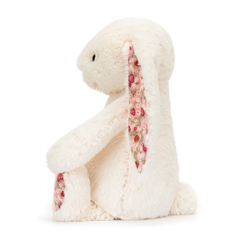 Jellycat Króliczek kremowy kwieciste uszy 31cm  