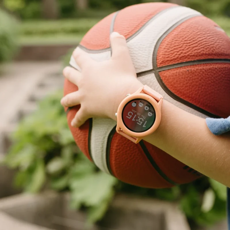 Kidywolf smartwatch K-Watch koralowy