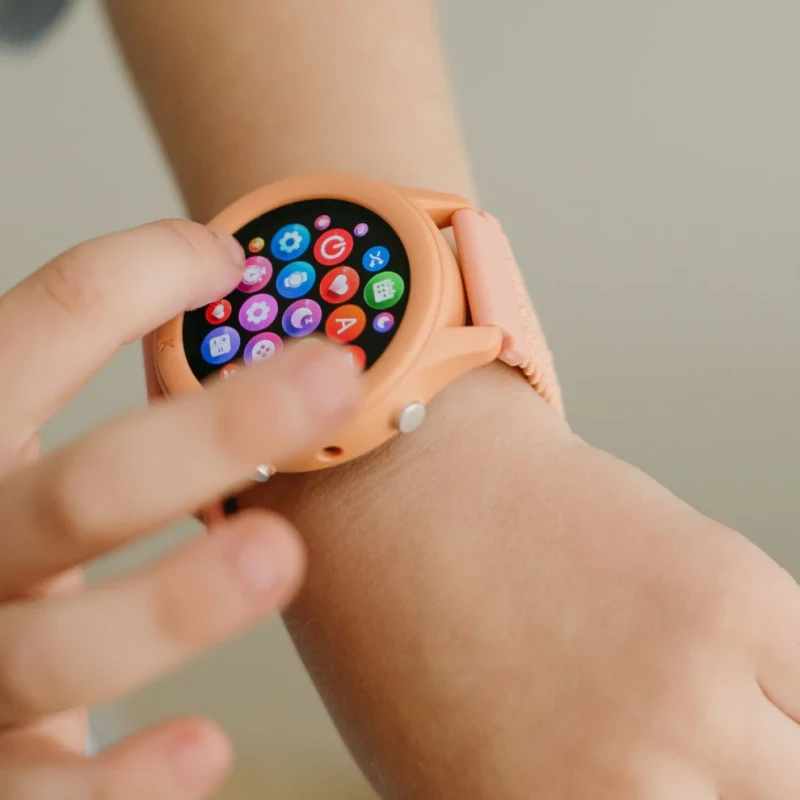 Kidywolf smartwatch K-Watch koralowy