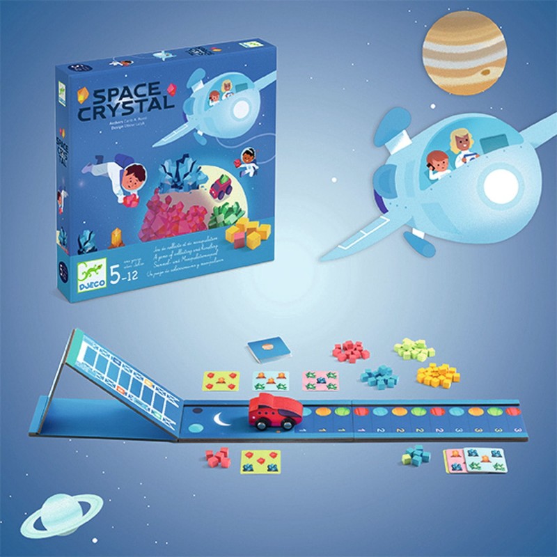 DJECO Gra planszowa Space Crystal