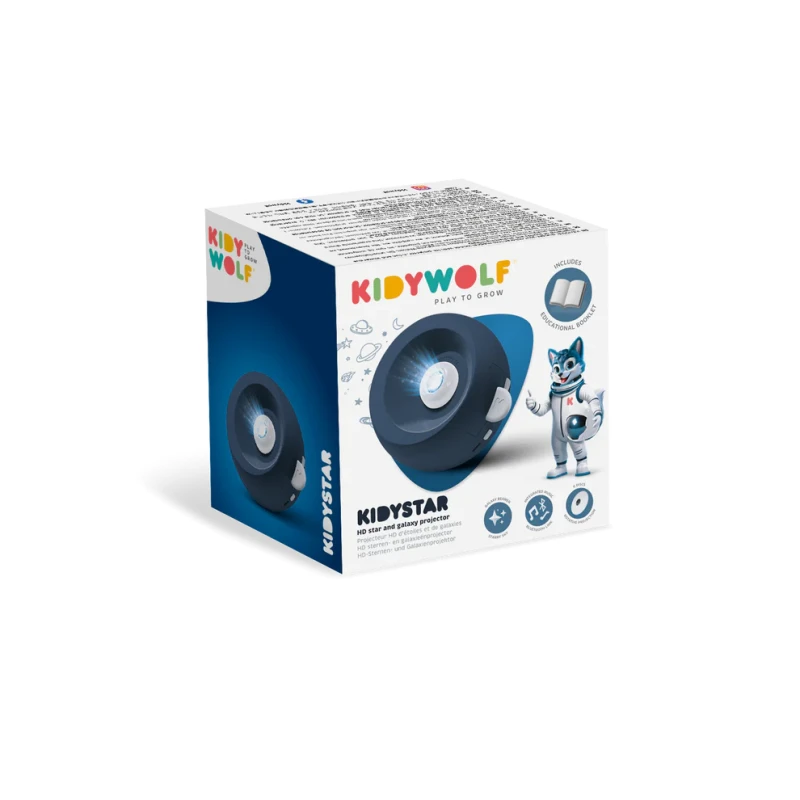 Kidywolf KIDYSTAR – magiczny projektor gwiazd do pokoju dziecka