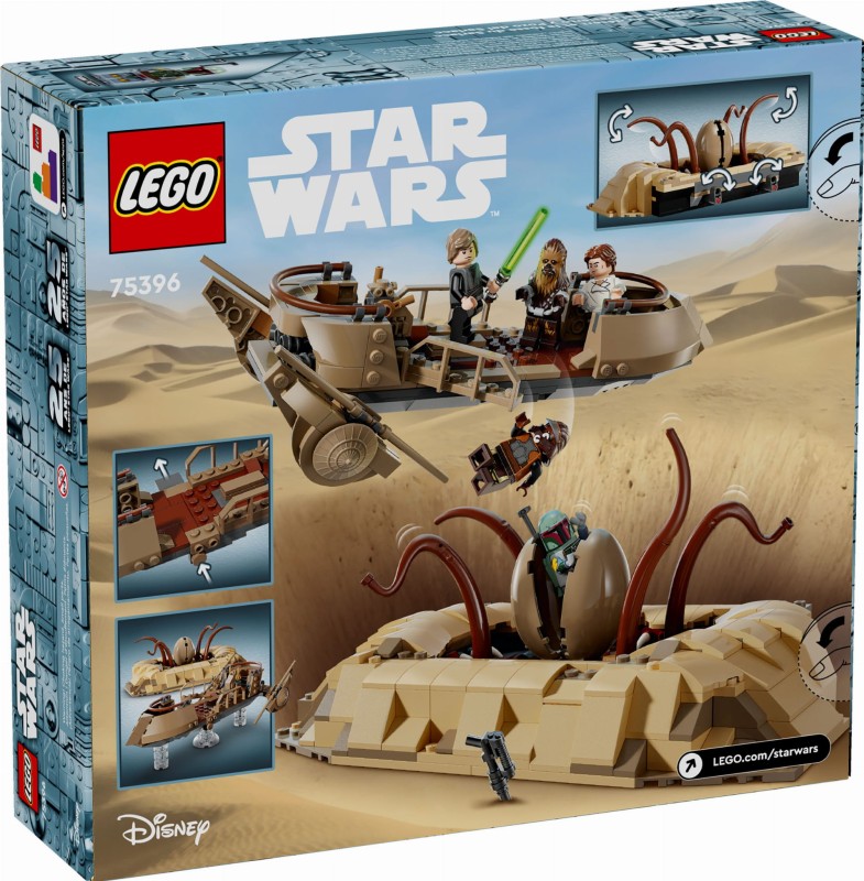 LEGO® 75396 Star Wars - Pustynna barka i jama sarlacca (uszkodzone pudełko)