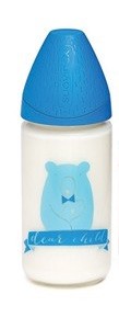 Szklana butelka z systemem antykolkowym 240 ml  Meaningful Life Suavinex