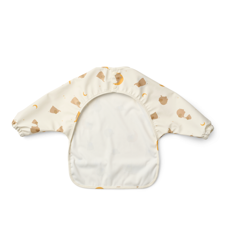 Liewood śliniak z rękawami Elephant / Creme de la creme