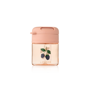 Liewood kubek ze słomką tritanowy Berry / Pale Tuscany