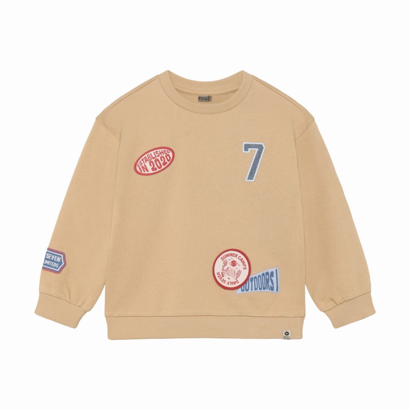Daily7Kids bluza dziecięca z naszywkami