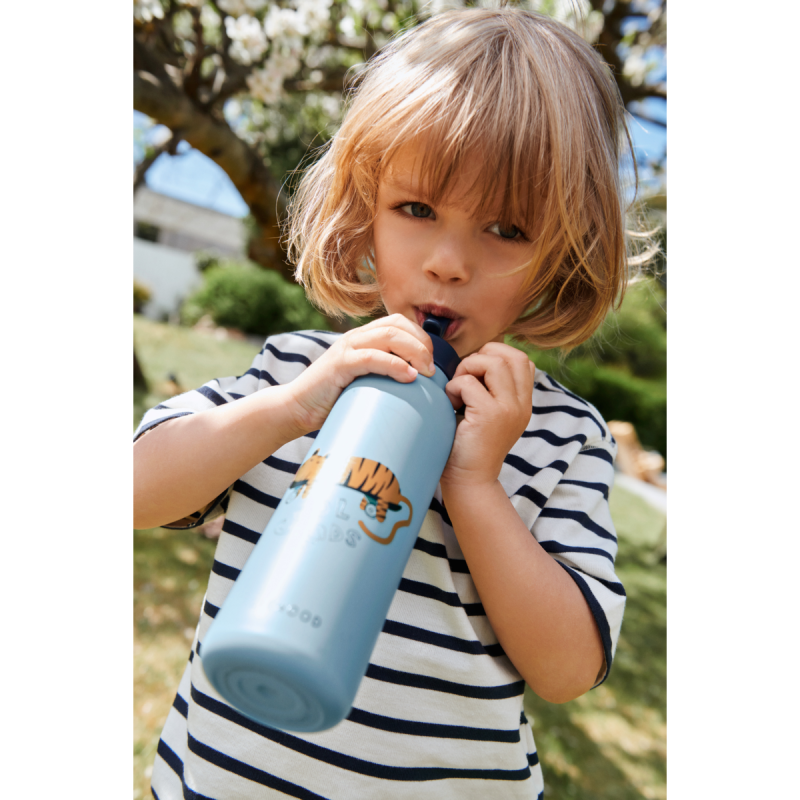 LIEWOOD bidon termiczny Falk 500ml - Tiger / Beach blue