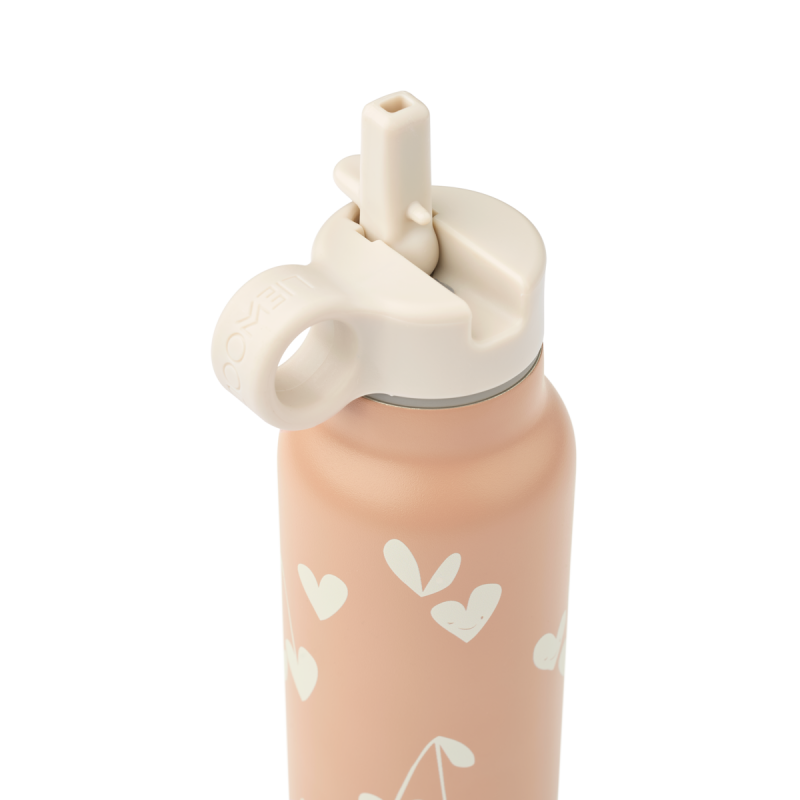 LIEWOOD bidon termiczny Falk 350 ml - Sweethearts / Pale tuscany
