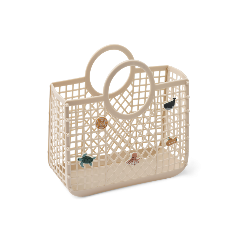 Liewood koszyk z tworzywa Samantha Sandy z przypinkami 