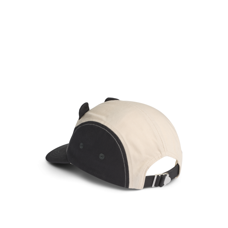 Liewood czapka z daszkiem Panda Sandy / Dark grey