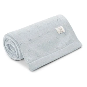 Yosoy koc 100% merino wool Jersey błękitny