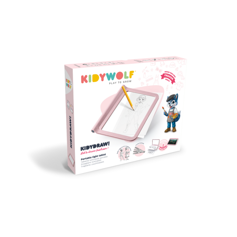 Kidywolf K-DRAW PRO FASHION – kreatywny tablet do rysowania i projektowania 