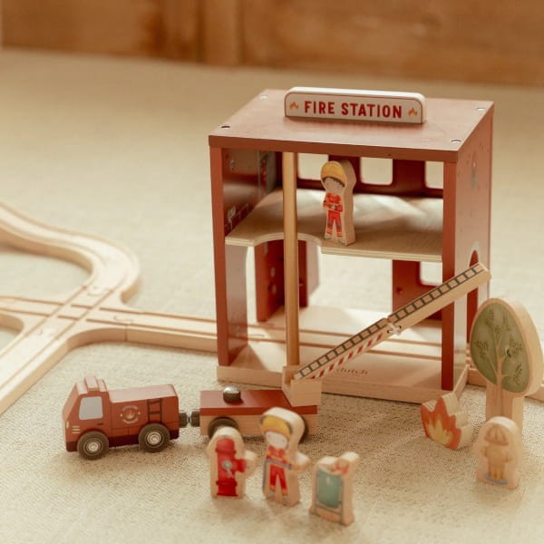Little Dutch Drewniana remiza strażacka