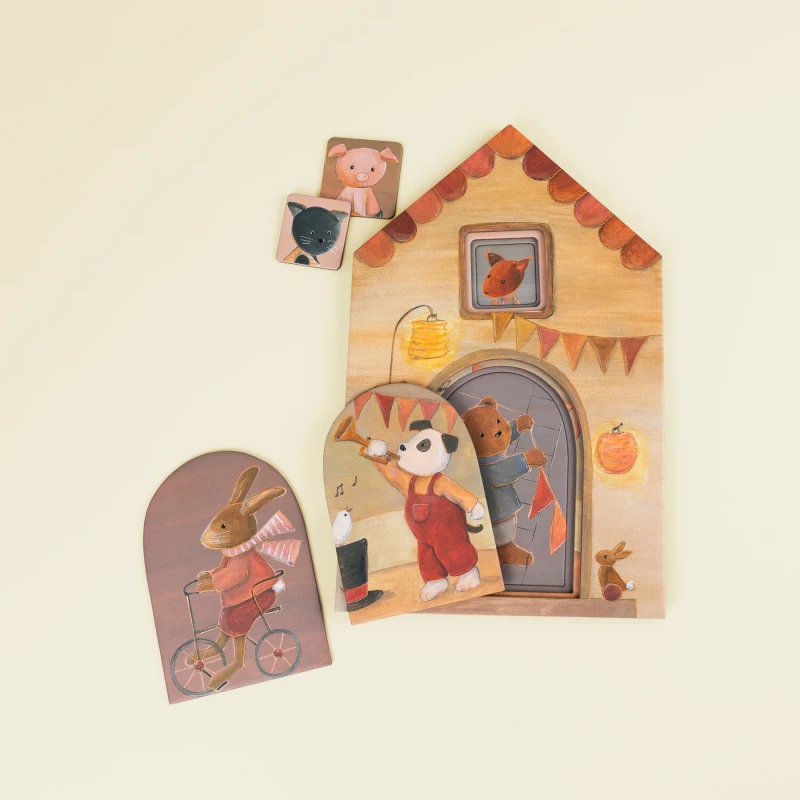 EGMONT Puzzle wielowarstwowe Przyjaciele