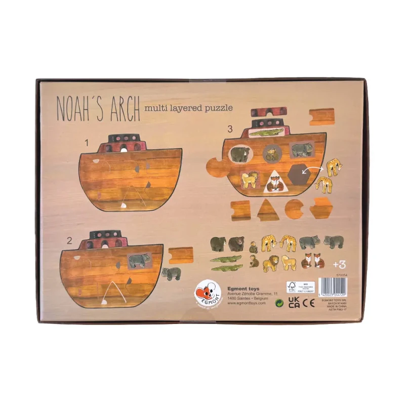 EGMONT Puzzle wielowarstwowe Arka Noego