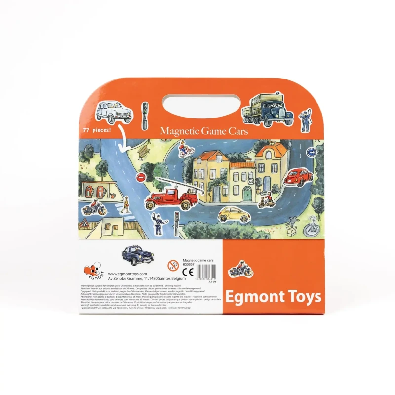 EGMONT układanka magnetyczna Samochody 