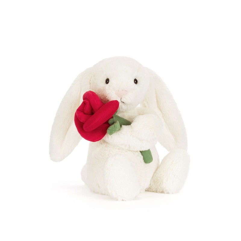 Jellycat Króliczek z różą 31cm  