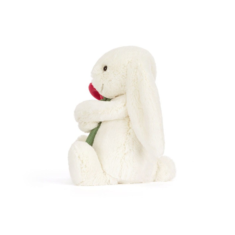 Jellycat Króliczek z różą 31cm  