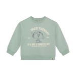 Daily7Kids bluza dziecięca oversize z nadrukiem „Taco Tuesday” 