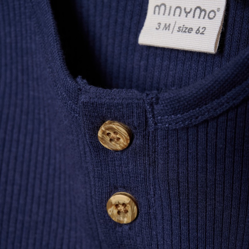 MINYMO body niemowlęce granatowe
