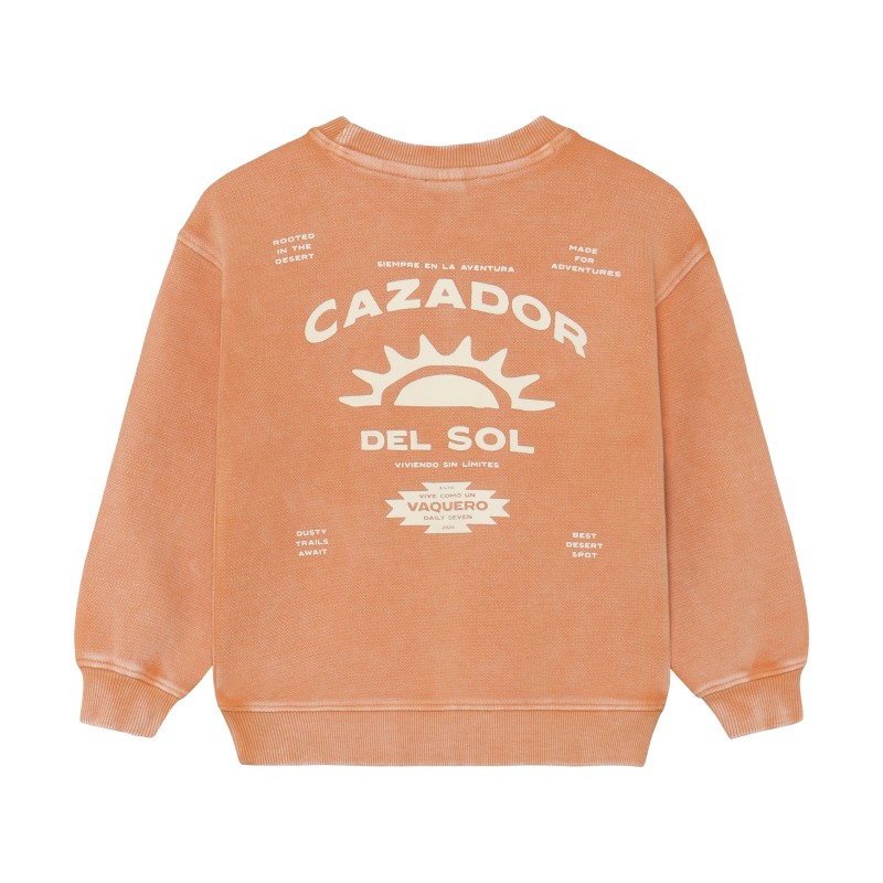 Daily7Kids bluza dziecięca oversize z nadrukiem 