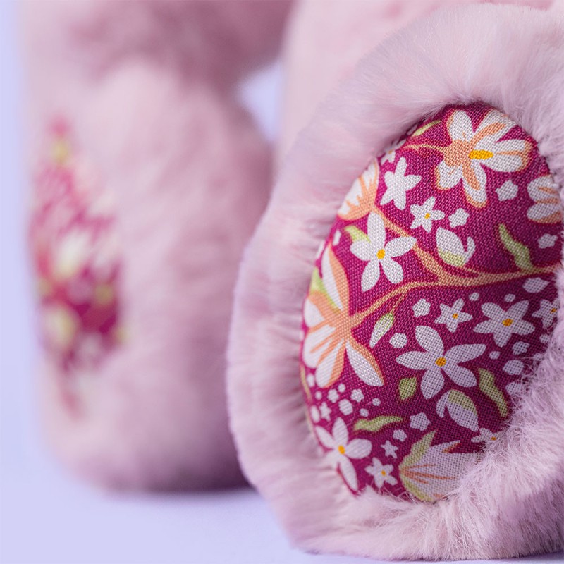 Jellycat Króliczek LUX Liliowy z Kwiecistymi Uszami 31 cm 