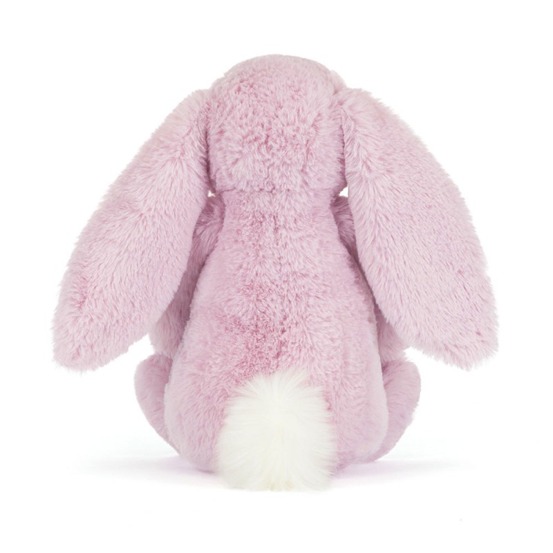 Jellycat Króliczek LUX Liliowy z Kwiecistymi Uszami 31 cm 