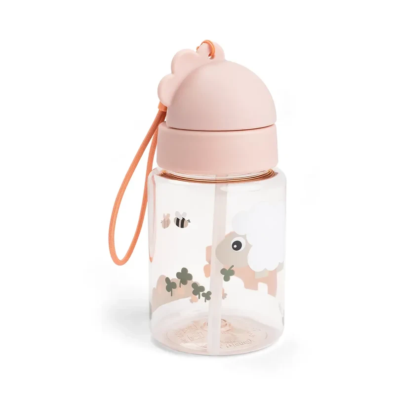 Done by Deer Bidon ze słomką – Tiny Farm Powder | 280 ml 