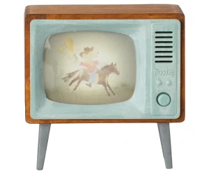 Maileg telewizor dla myszek – miniaturowy retro TV