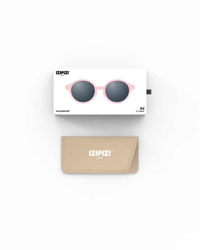 IZIPIZI okulary przeciwsłoneczne dla dzieci 0-3 lata #d Pastel Pink