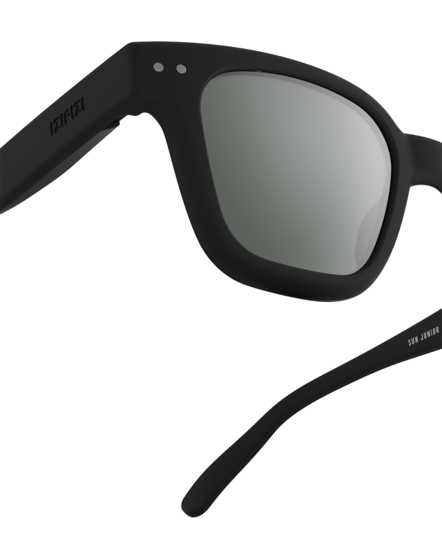 IZIPIZI okulary przeciwsłoneczne dla dzieci 7-11 lat #road Black