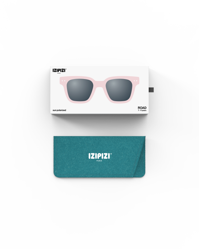 IZIPIZI okulary przeciwsłoneczne dla dzieci 7-11 lat #road Pink