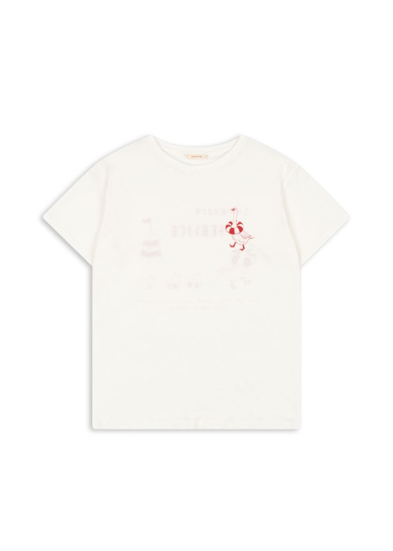 Konges Sløjd t-shirt dla kobiet Off White/Lifeguard Service S/M