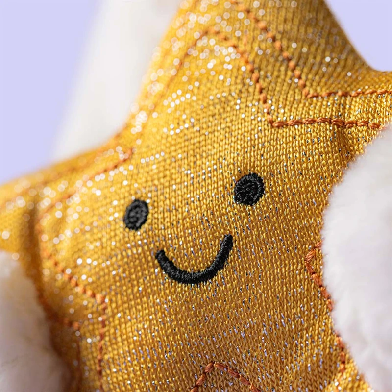 Jellycat Króliczek Kremowy z Gwiazdką 31 cm 