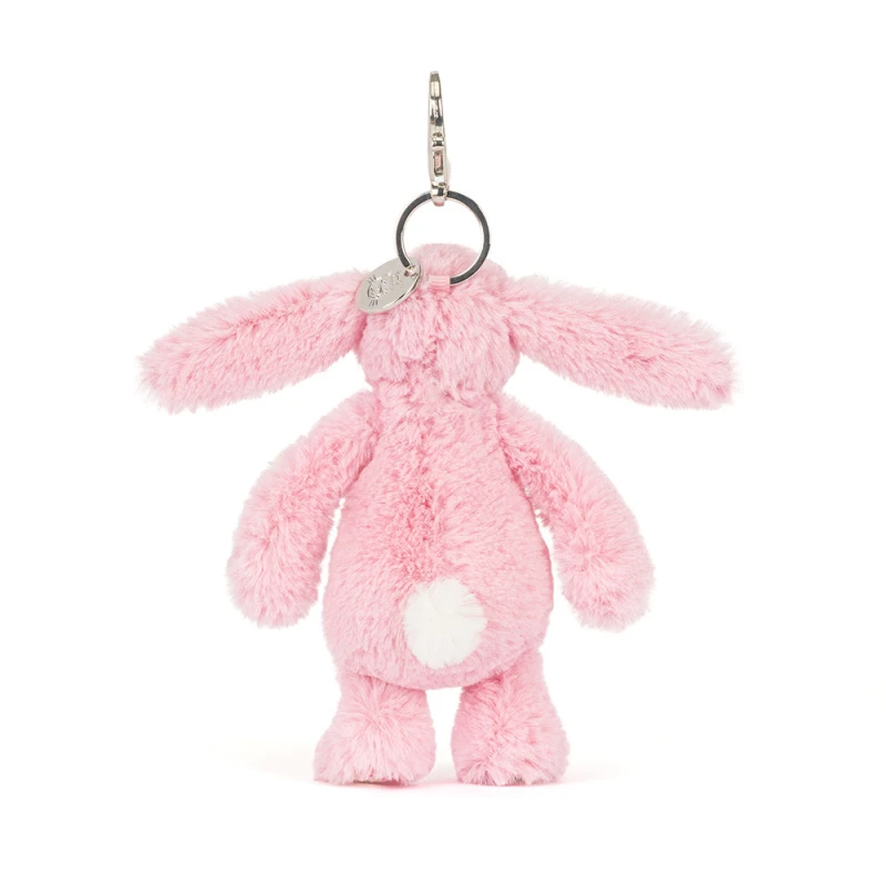 Jellycat brelok króliczek różowy zkwiecistymi uszami 18cm