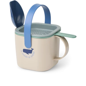 LIEWOOD zestaw plażowy, do piasku Roald Shark / Dove blue
