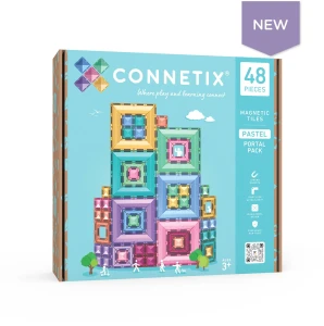 Connetix - klocki magnetyczne Pastel Portal Pack 48 elementów